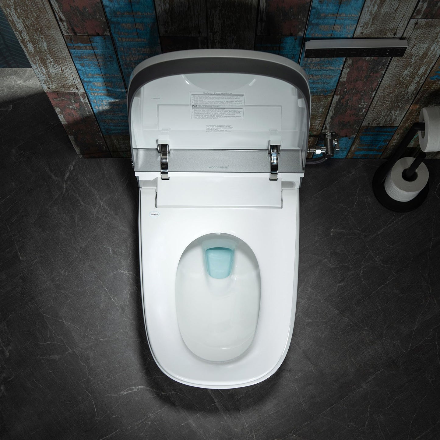 WOODBRIDGE Smart Toilet with 1000g MaP Flush Score, Foam Shield, Moving Dryer, ADA Comfort Height, Auto Flush, Blackout Flush, Auto Open & Close, Heated Seat, Bidet Toilet with Tank Built in (B0930S)