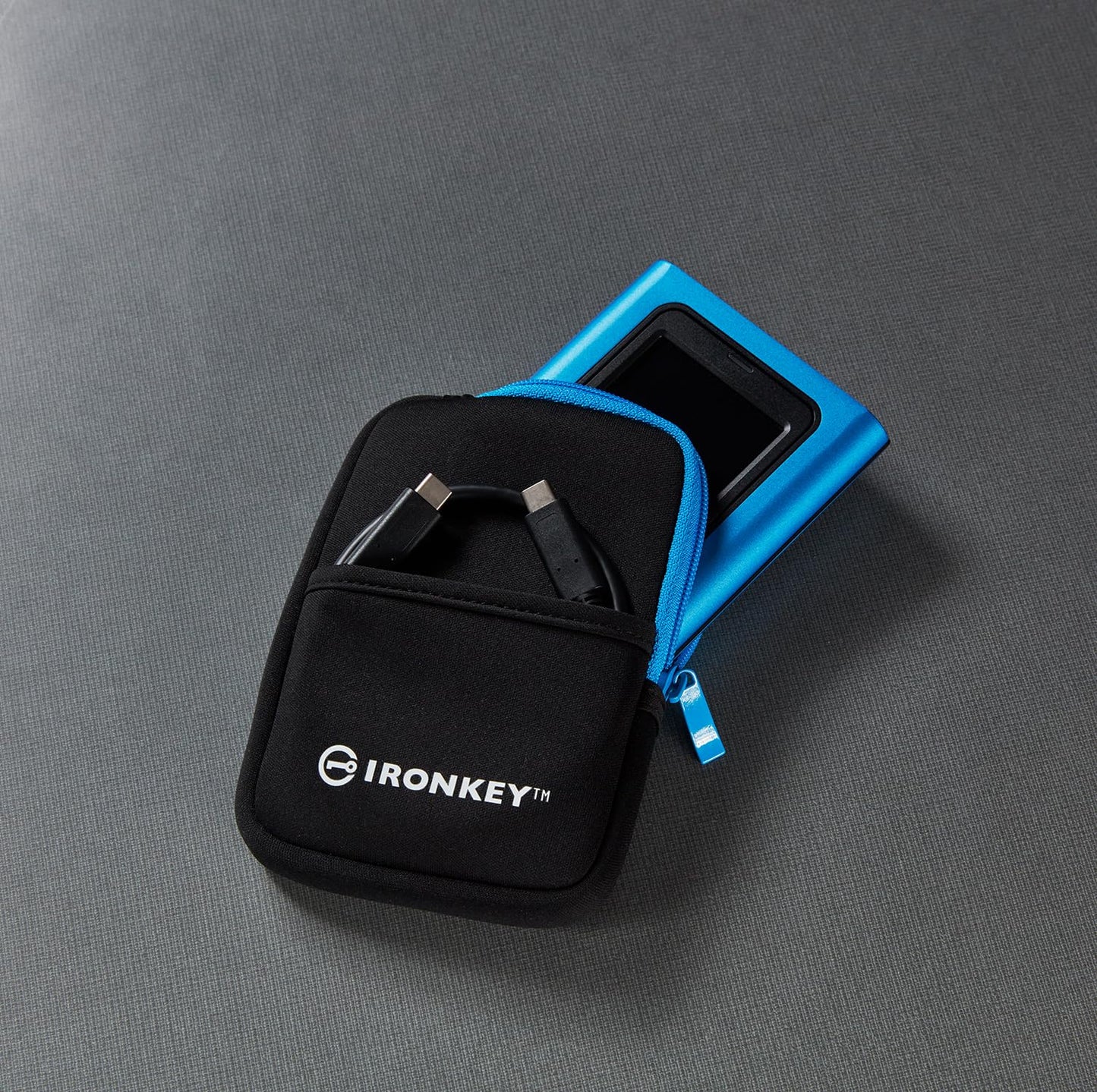 Kingston IronKey Vault Privacy 80 1.92TB External SSD | FIPS 197 | XTS-AES 256GB Encrypted | Touch Screen PIN | Secure Data Protection | IKVP80ES/1920G