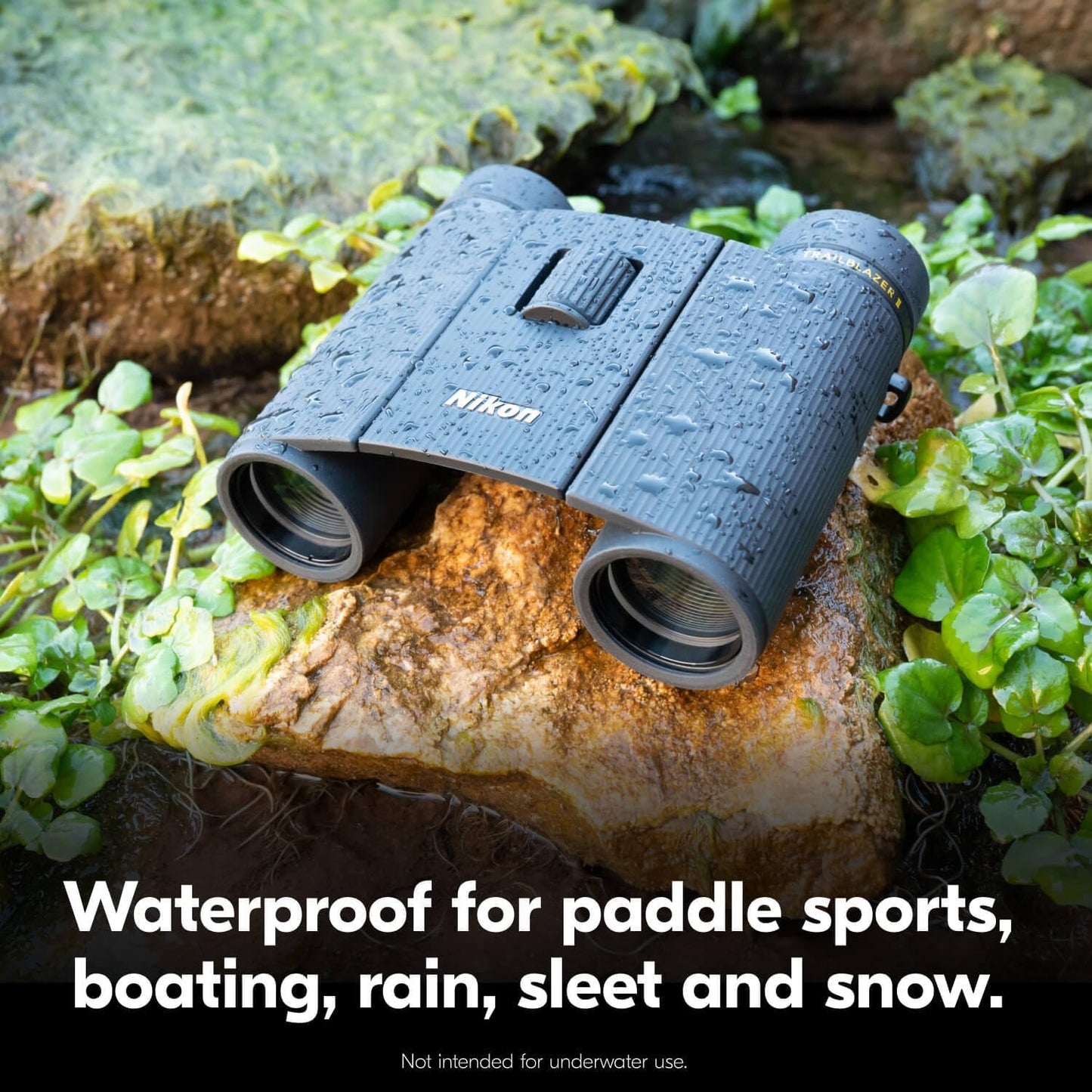 Nikon Trailblazer II 8x25 | Ultra-Compact Waterproof and Fogproof Travel Binoculars with Multilayer-Coated Optics and Rubber-Armored Body | Bundle with a Lens Pen and Cleaning Cloth