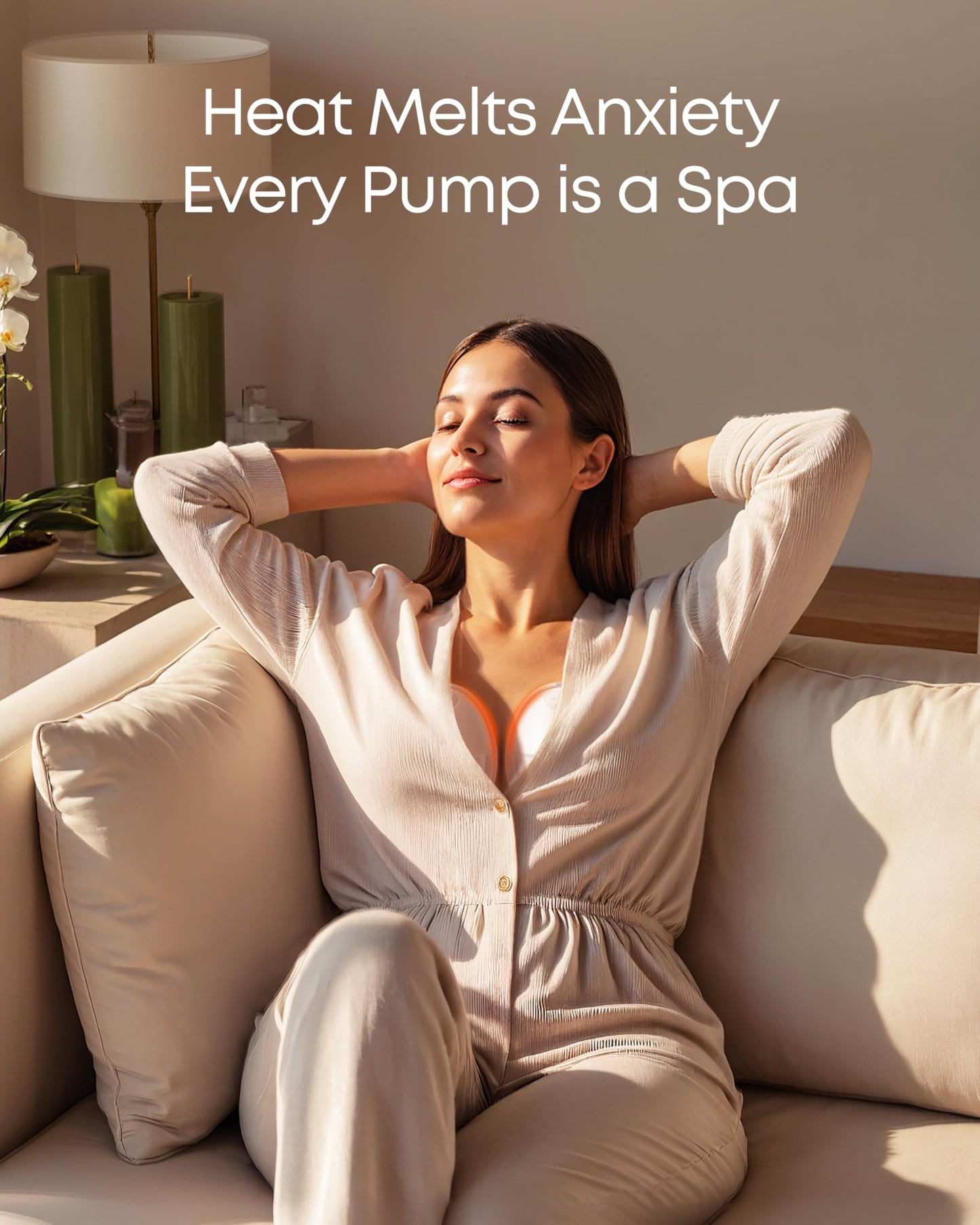 eufy Security Heated Wearable Breast Pump S1 Pro, Slim Hands-Free with Industry-Leading HeatFlow Tech, Wireless Charging Case, App-Controlled OptiRhythm, 300 mmHg Strong Suction, in-Bra Use
