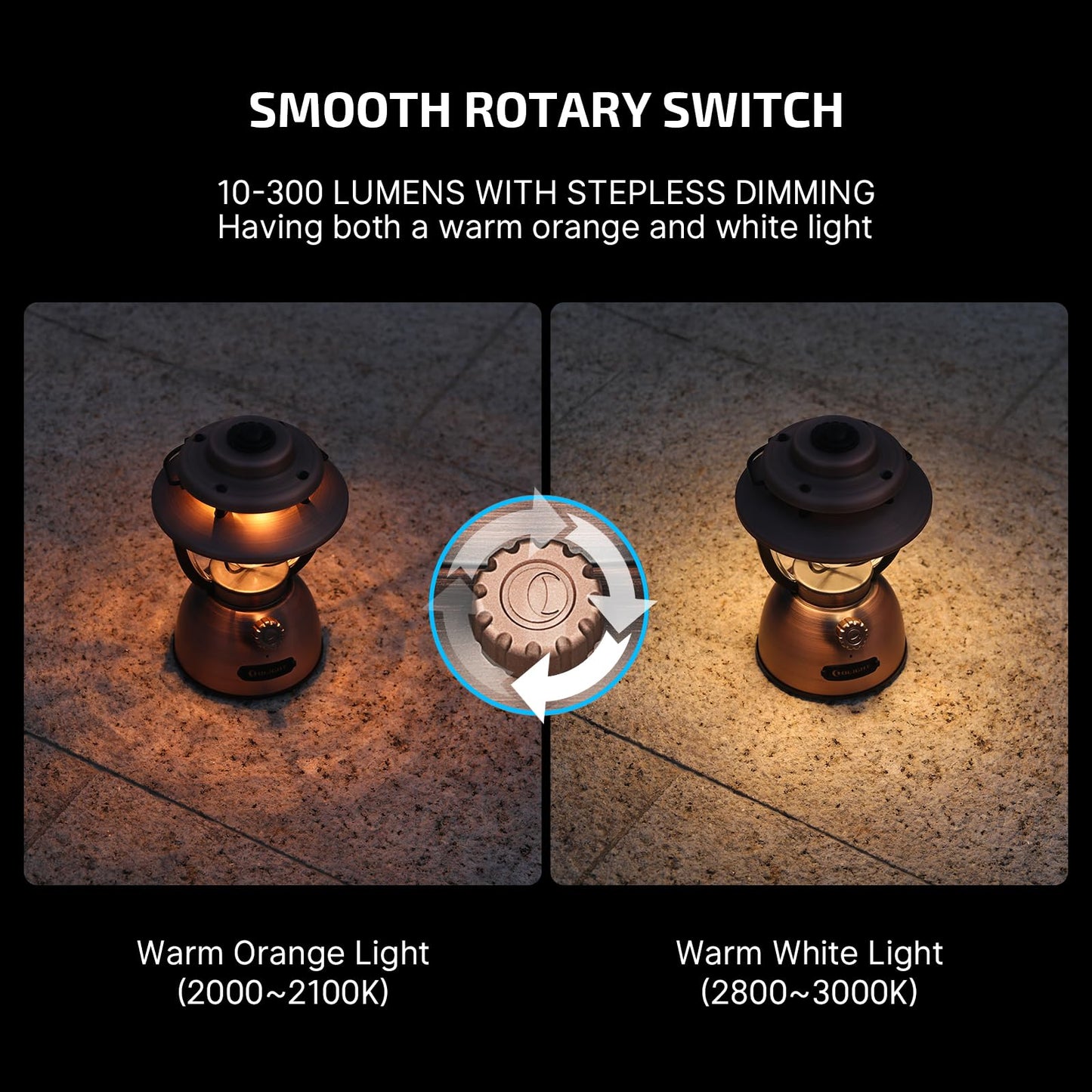OLIGHT Ostrip2 Extend LED Strip Light Bundle with Olantern Classic 2 Pro APP Control Camping Lantern