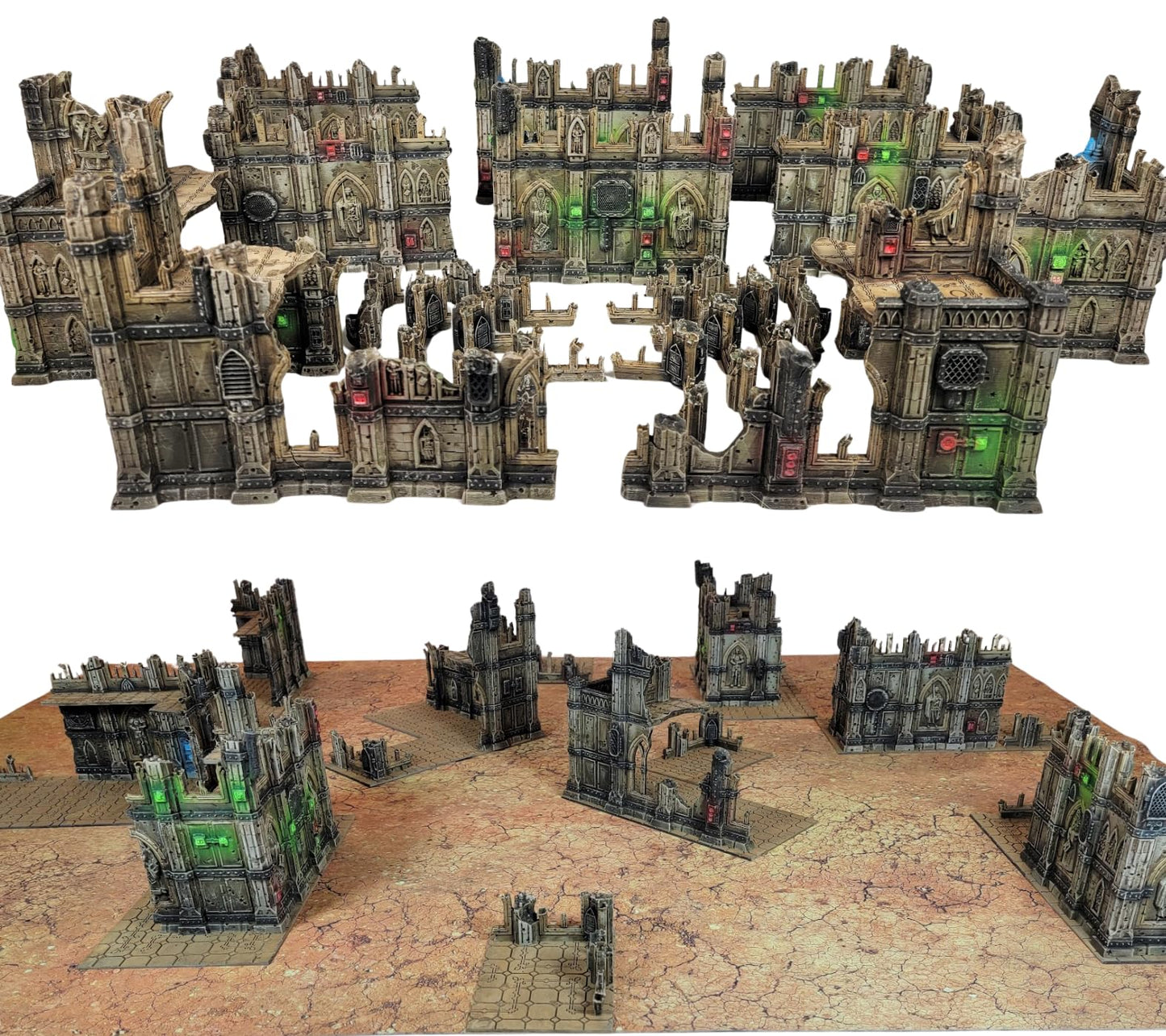 Complete 40k Terrain Set – All Ruins You Need for 10th Edition Match Play, GW-Style Layouts, Perfect for New & Experienced Players