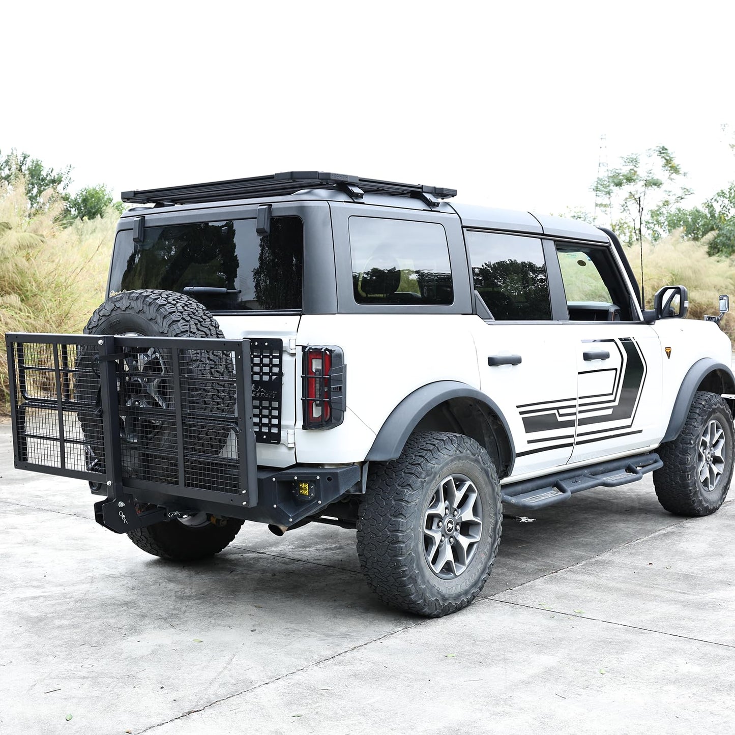 Folding Hitch Mount Cargo Carrier Rack - 750 LBS Heavy Duty Rear Luggage Basket for Car SUV, Fits 2" Receiver - Tow Hitch Cargo Rack for Camping Travel, Black