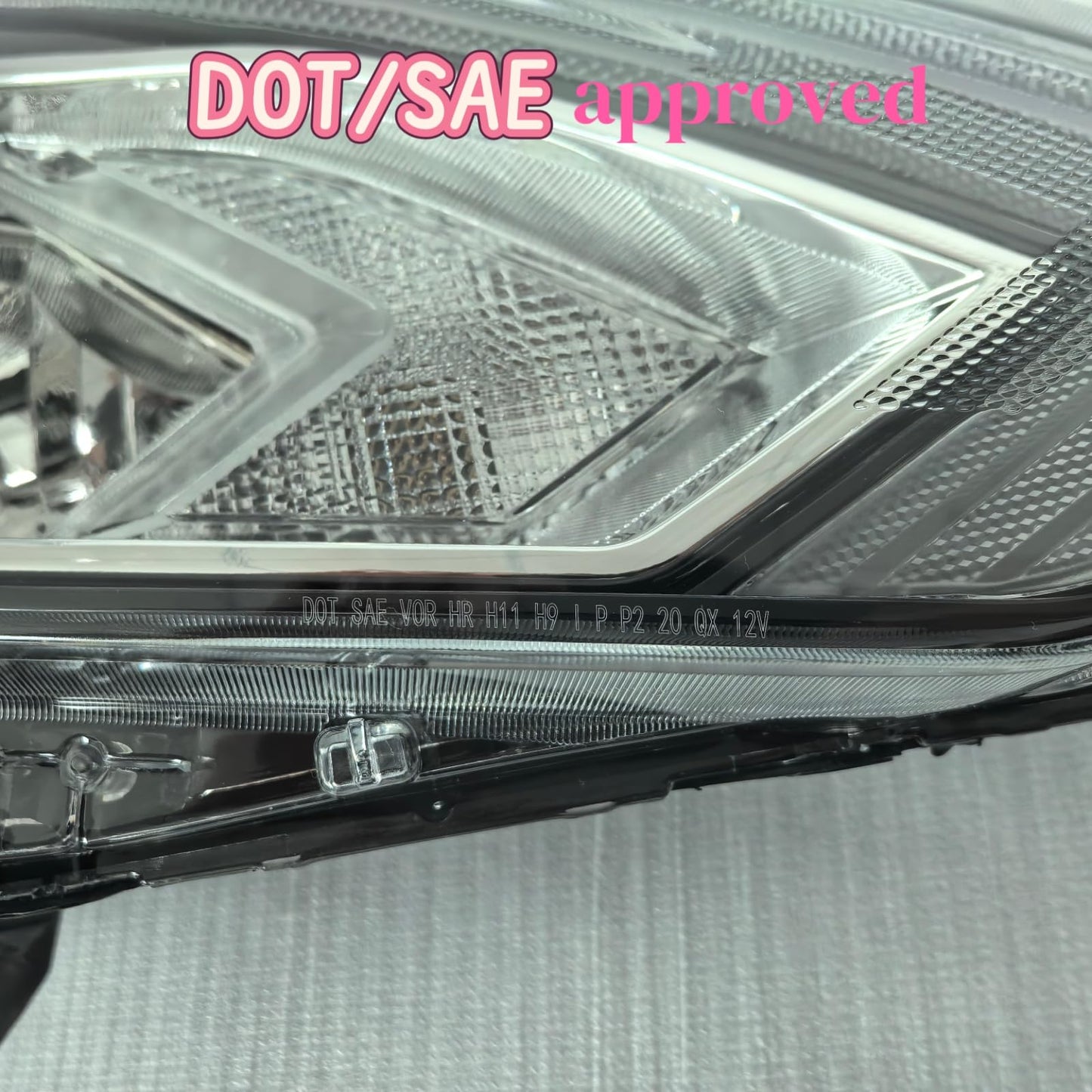 ShotFiled Halogen Headlights Compatible with 2016 2017 2018 Nissan Altima Headlamp w/o LED DRL Black Housing Headlight（Left Driver Side