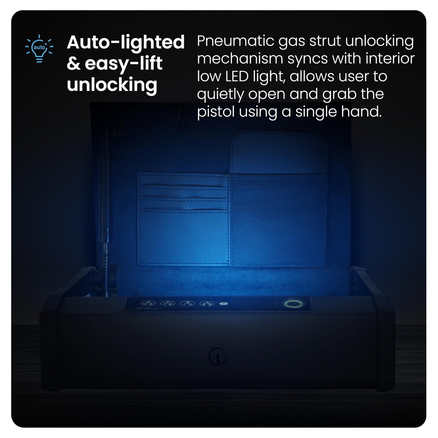 Lockly Wi-Fi Smart Safe – Biometric Safe for Fingerprint, PIN Genie® Keypad, App Control & Instant Alerts for enhanced Home and Business Security