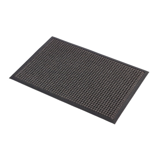 Notrax - 166S0410CH NoTrax 166 Guzzler Rubber-Backed Entrance Mat, for Home or Office 4' X 10' Charcoal, 4' Width x 10' Length