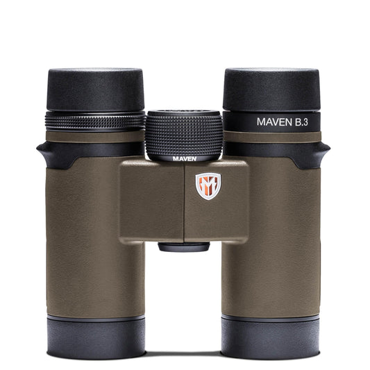 Maven B.3 8x30 mm Binoculars – Compact, Fogproof, Waterproof Hunting & Bird Watching Binoculars with ED Glass (Moss/Black)