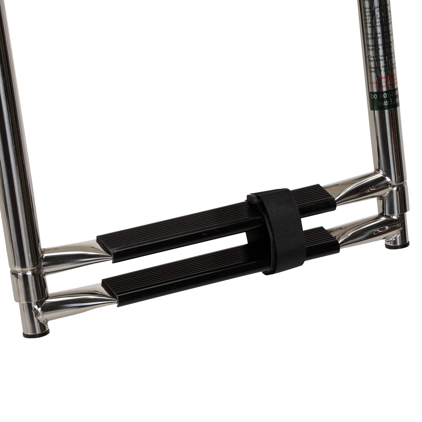 Seachoice Top Mount Telescoping Ladder for Universal Swim Platform, Stainless Steel Tubing, 2 Step, Ladder Only