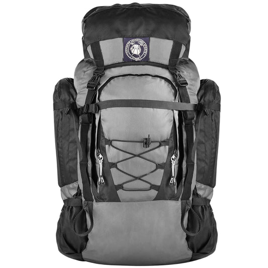 Stikage UltraSonik 65L Front Access Internal Frame Hiking Backpack for Men and Women – Lightweight Waterproof Trekking & Camping Backpack with Rain Cover, Hydration Bladder compatible