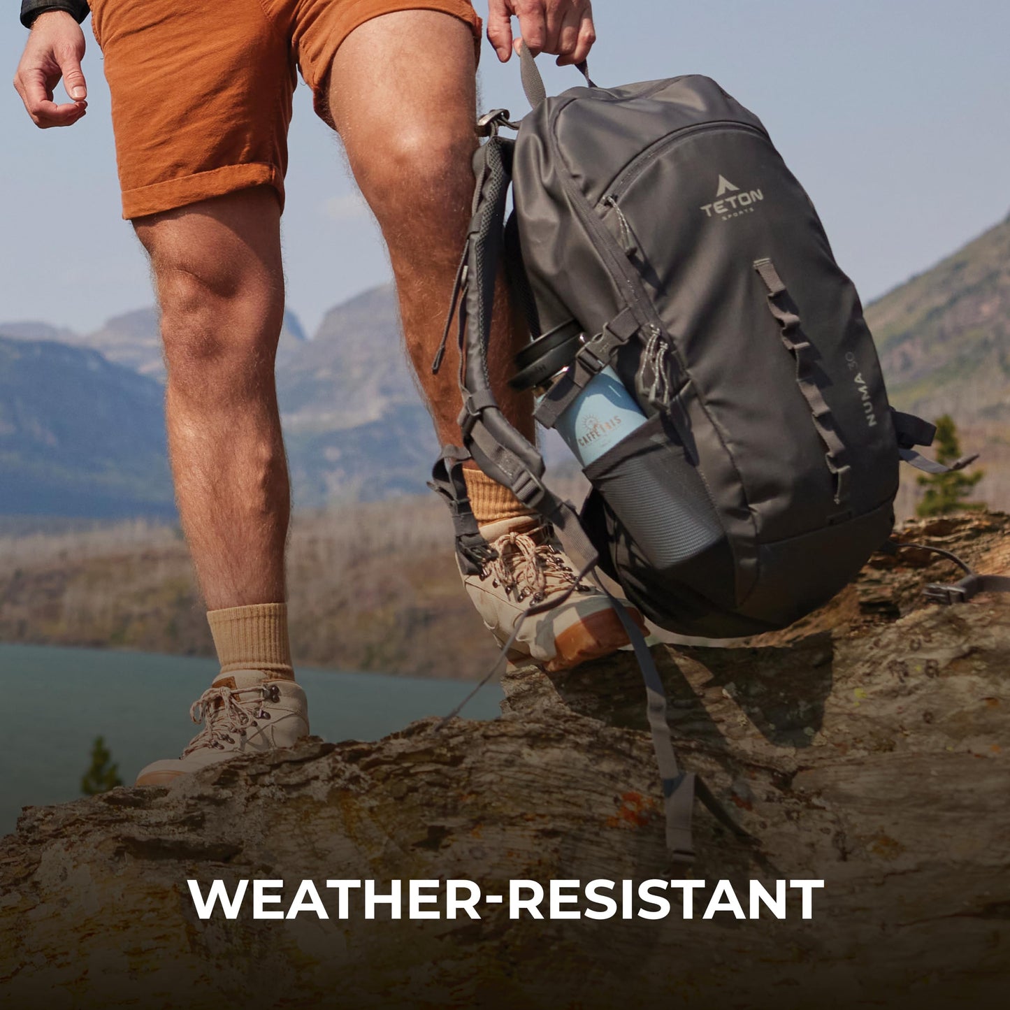 Teton 45L Numa backpack, durable and ready for hiking, camping or backpacking. Perfect lightweight travel bag with more room than you think, Alpine
