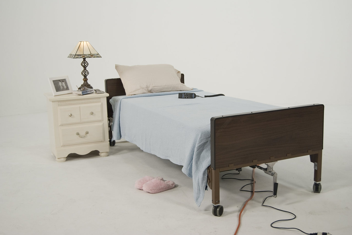 Drive Medical Delta Ultra Light Semi Electric Hospital Bed, Frame Only
