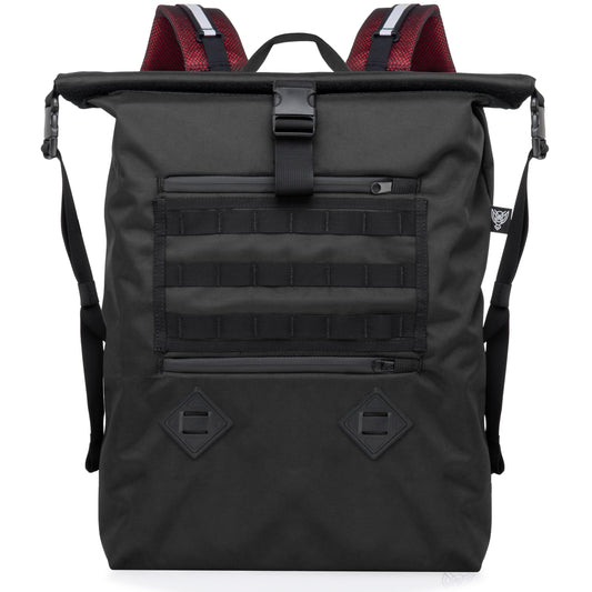 Xtreme Sight Line ~ AQUA RT ~ Faraday Backpack Water-Proof for Laptops up 17" - Signal Blocking, Anti-Tracking, Anti-Hacking Bag for Tablets and Electronics ~ RFID Shield Travel Backpack ~ Red