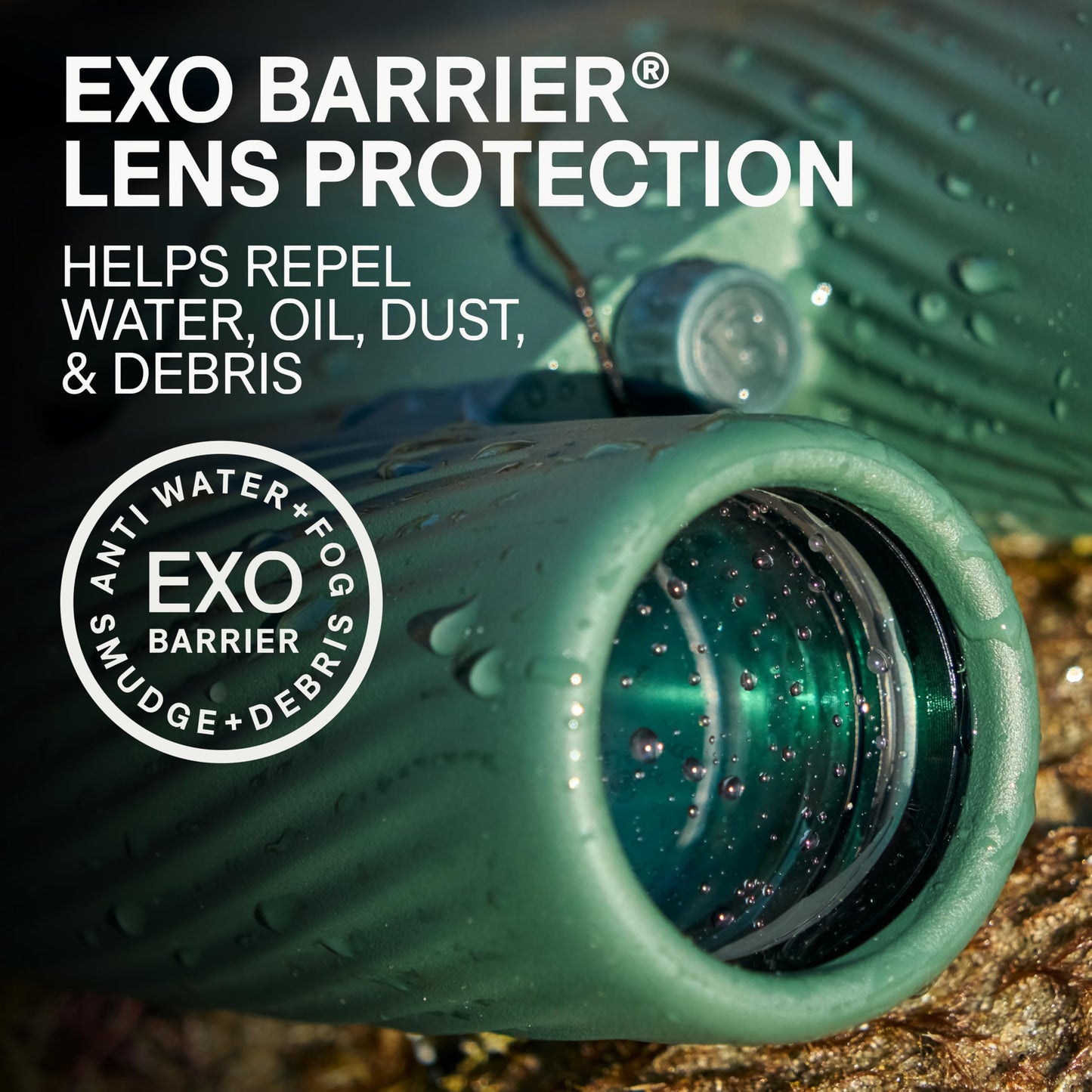 Bushnell A1 8x25 Compact Binoculars for Adults & Kids, Waterproof, Fogproof, 8X Magnification, Fully Multi-Coated Lenses & Rubber Armor - Cilantro Green