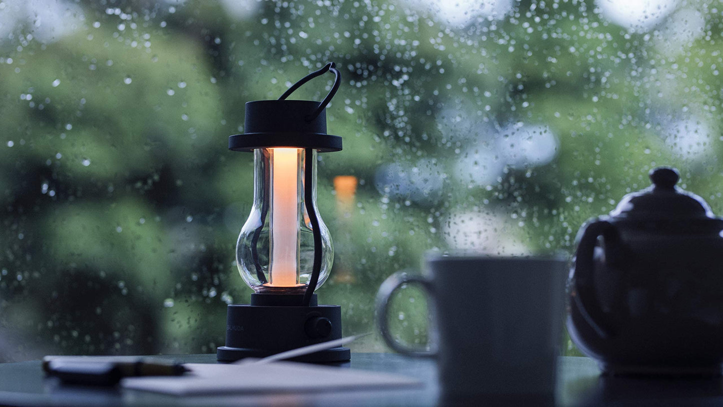 BALMUDA Combo Pack in Black | The Speaker & The Lantern | Rechargeable Portable Bluetooth Speaker & Rechargeable LED Lantern