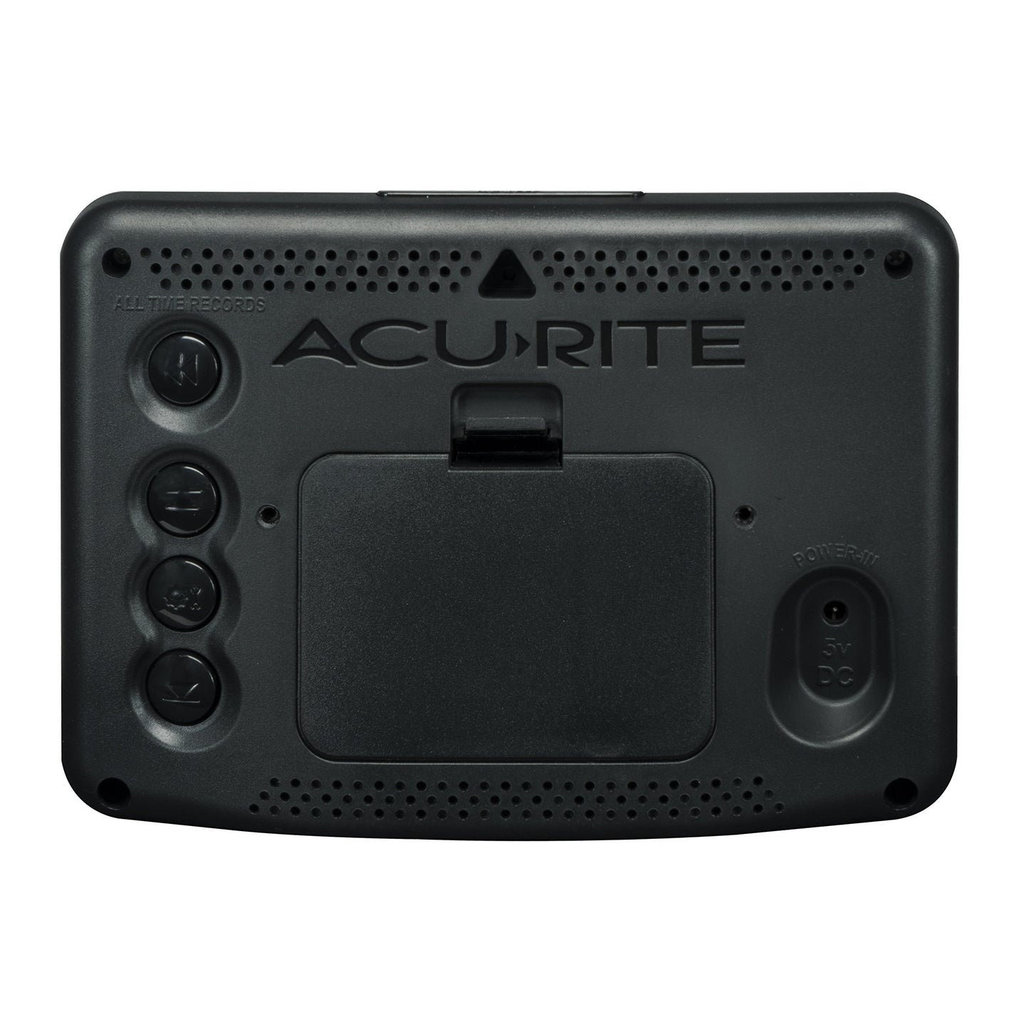 AcuRite 02027AIM Color Weather Station with High Low Temperature and Humidity with Moon Phase, Dark Themed , Black Display