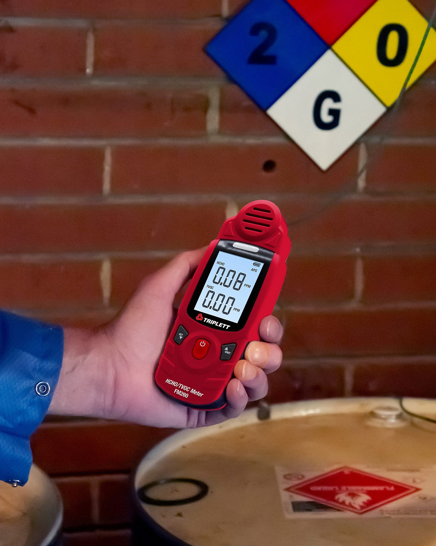 Triplett FM260 Formaldehyde and TVOC Air Quality Meter