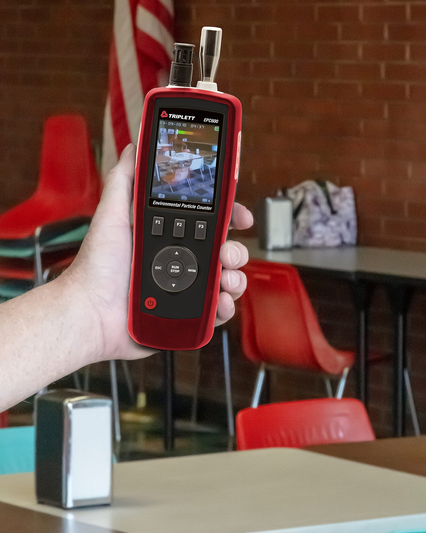 Triplett EPC600 Handheld Environmental Particle Counter and Air Quality Monitor
