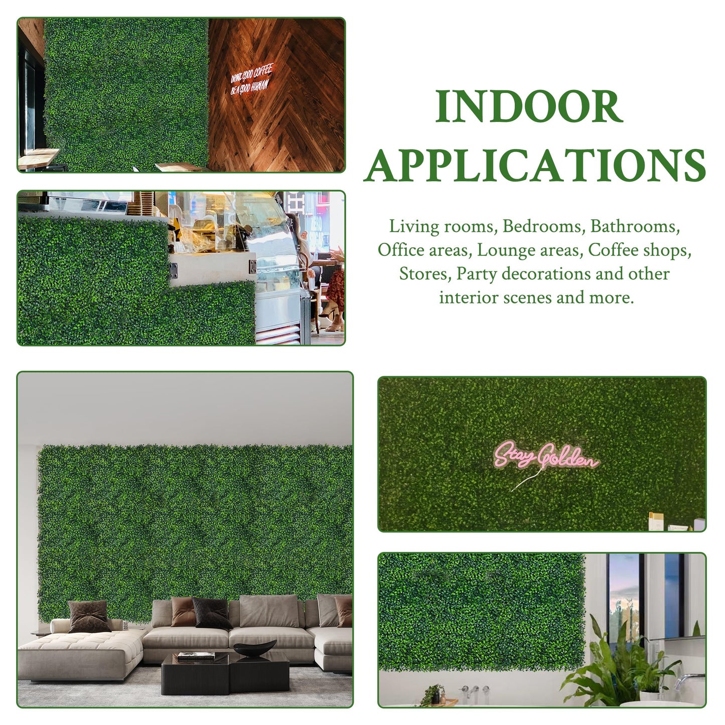DOPGIB Artificial Ivy Privacy Fence Screen:40"x 120" (34 SQFT) 4-Layer Leaf UV-Anti Faux Greenery Boxwood Backdrop Ivy Vine Leaf Fence Panels for Outdoor, Indoor, Garden,Backyard and Decor