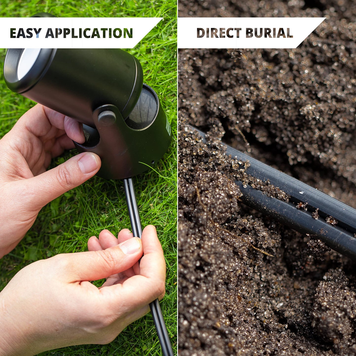 Wirefy 14/2 Low Voltage Landscape Wire 250 ft | Low Voltage Landscape Lighting Wire | Pure Copper | Outdoor Direct Burial | 14-Gauge 2-Conductor 250 Feet