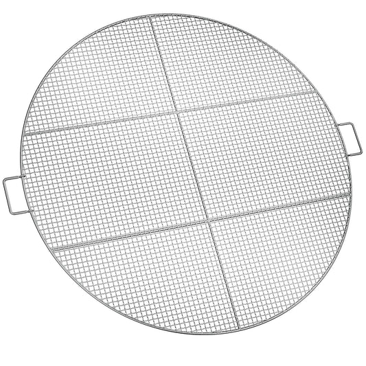 Stanbroil Fire Pit Cooking Grill Grate with 3 Support Bars - Outdoor Round BBQ Campfire Grill Grid - Camping Cookware - Stainless Steel, 36 Inch