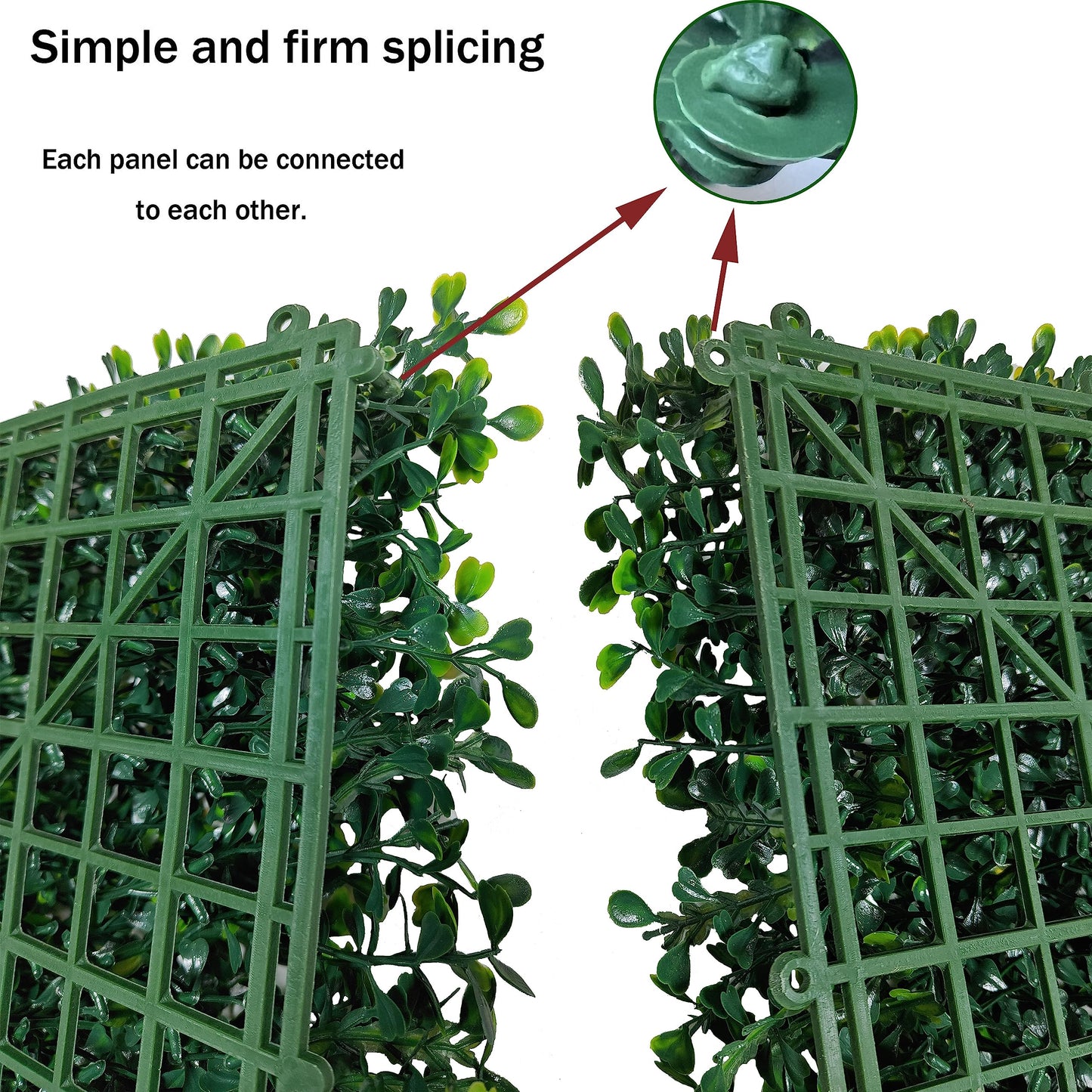 ODTORY Artificial Ivy Privacy Fence Wall Screen,40X120 in(33.5 sqft) UV-Anti Faux Boxwood Roll Panels Greenery Backdrop Ivy Vine Leaf Hedges Fence Panels for Indoor Outdoor Green Wall Decor