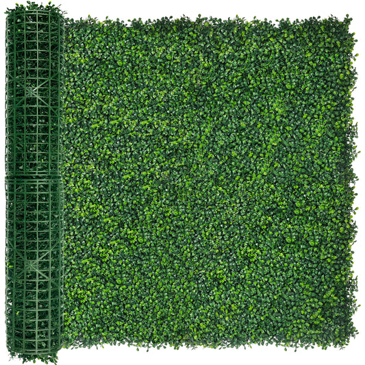 DOPGIB Artificial Ivy Privacy Fence Screen:40"x 120" (34 SQFT) 4-Layer Leaf UV-Anti Faux Greenery Boxwood Backdrop Ivy Vine Leaf Fence Panels for Outdoor, Indoor, Garden,Backyard and Decor